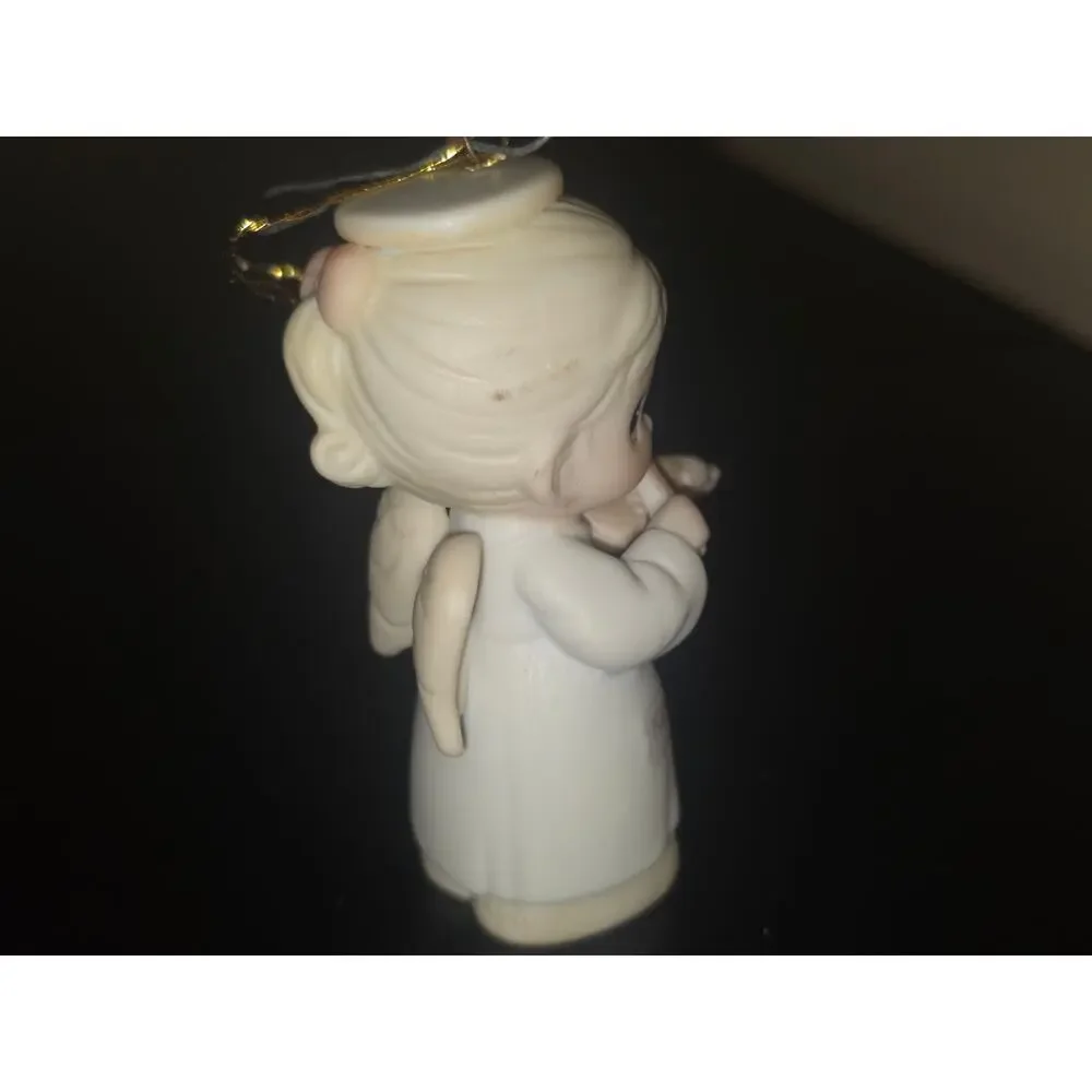 Precious Moments Oh Holy Night Angel Ornament 1989 Enesco 522848 With Box
